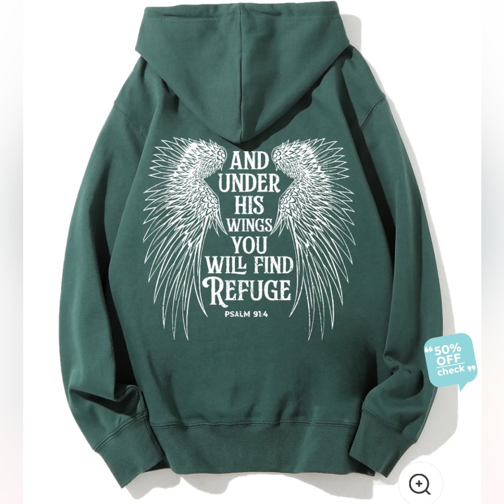 Psalm 91:4 Hoodie